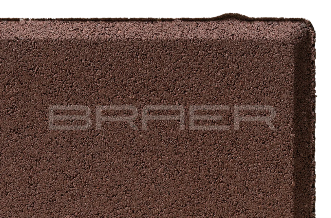 Тротуарная плитка BRAER, Прямоугольник, Красный, 40 мм Тротуарная плитка BRAER, Прямоугольник, Красный, 40 мм